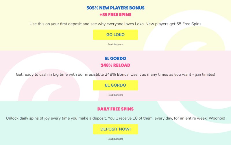 casino free spins no deposit required