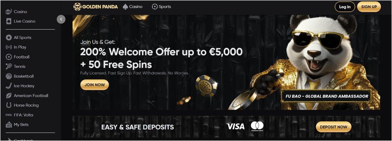 is golden panda casino legit